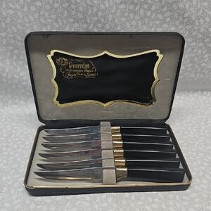 Peeredge Finest Sheffield Stainless Steel Steak Knives Forever Sharp by Regent